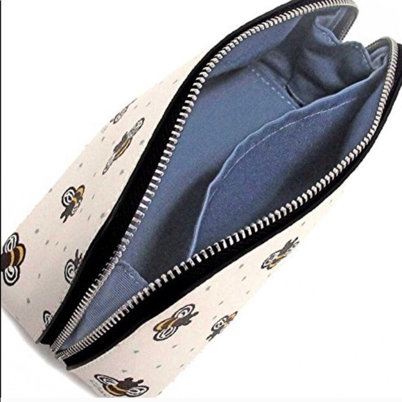 LAST ONE! COACH Bee Print Cosmetic Bag - Picture 2 of 3